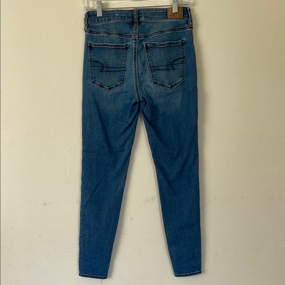 American Eagle Outfitters Blue Skinny Jeans Versatile Style - Picture 2 of 7